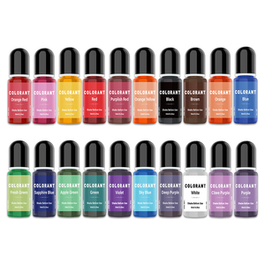 Thuốc nhuộm nến 20 màu sáp lỏng nhuộm cho DIY làm nồng độ cao màu sắc cho đậu nành Gel paraffin sáp sôi động màu - Product Image 1