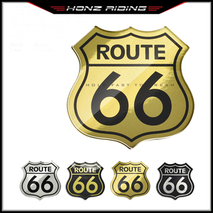 Autocollant 3D pour <span class=keywords><strong>moto</strong></span>, autocollants pour <span class=keywords><strong>voiture</strong></span> <span class=keywords><strong>Route</strong></span> <span class=keywords><strong>66</strong></span> historique, autocollants pour Scooter - Product Image 2