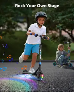 Gyroor USA EU Wholesale 5.5inch Tire Electric Kids 2 Wheel Scooters For Kids Electric Adjustable E Scooter