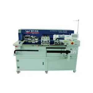 freely programmable sewing automatic for attaching patch pocket sewing machine