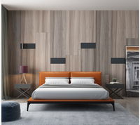 Hochwertige gepolsterte Plattform Bett rahmen Holz latten stütze Kein Box spring erforderlich Einfache Montage California King