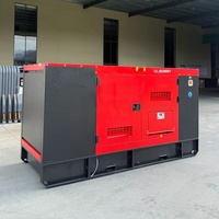 Groupe électrogène d'urgence à démarrage rapide, refroidissement par eau, diesel, 6 cylindres, triphasé 380V, silencieux, 40kva 50kva 60kva 70kva