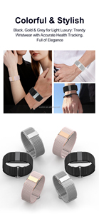Montre connectée sans écran <span class=keywords><strong>S01</strong></span>, nouvelle conception, bracelet intelligent portable et léger, fréquence cardiaque, suivi de la santé, comptage des pas, bracelet intelligent multisports - Product Image 3