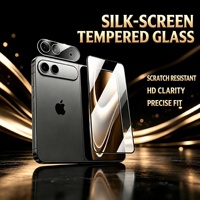 Protection d'écran et d'objectif d'appareil photo 2-en-1 de luxe en verre trempé transparent anti-rayures 9H pour 18 GPS Ultra-Mince