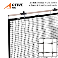 Filet de séparation pour sports d'intérieur sur mesure, fil de 2,5 mm, maille de 4,5 cm, filet anti-balles noué en HDPE pour terrain de volley-ball