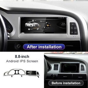 Lettore DVD per <span class=keywords><strong>Auto</strong></span> Android 15 con 8 Core, Schermo Touch IPS, <span class=keywords><strong>Bluetooth</strong></span> e <span class=keywords><strong>Telecamera</strong></span> di Retromarcia per Audi A6 C6 - Product Image 4