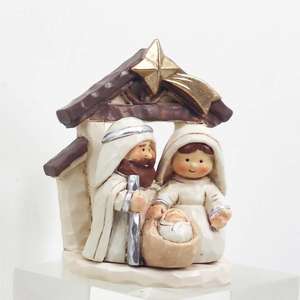 Natividad Set Religioso Bebé Jesús y María Estatuas Navidad Figuras en miniatura Venta caliente Resina Europa Metal Figuritas 7-15 Días - Product Image 5