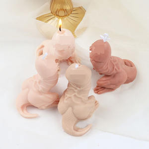 Nouvelles idées de prix d'usine femme Sexy jeune dame étreignant le pénis <span class=keywords><strong>bougie</strong></span> moule en Silicone cadeau fait à la main <span class=keywords><strong>bougie</strong></span> de pénis de Crocodile érotique - Product Image 3