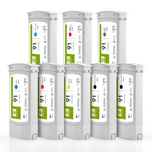 Cartouche d'encre reconditionnée 91, 8 couleurs, encre pigmentée de haute qualité pour imprimante HP Officejet Designjet Z6100 Z6100ps - Product Image 1