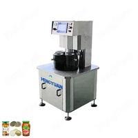 Capsuleuse semi-automatique électrique HYSC-X10-T pour bocaux en verre et en plastique pour cornichons |   Scellé à visser en métal pour couvercle, 4 têtes, tactile