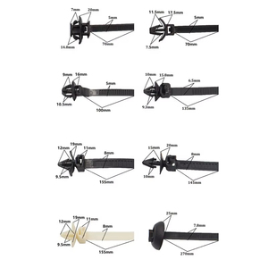 Attaches de fixation pour câbles de voiture, clips de fixation de câbles, sangles de fixation de câbles, serre-câbles, attaches rapides pour auto - Product Image 4
