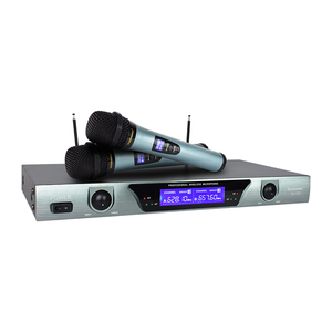 Sistema de micrófono inalámbrico de solapa UHF portátil IK158 KTV profesional para karaoke, fiestas y iglesias - Product Image 2