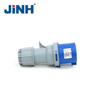 Heetverkopende Jinghong Nieuwe Type PA Nylon Materiaal IP44 32A 3P 2P+E Enkelfasige Industriële Stekker - Product Image 2