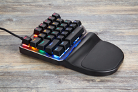 Motospeed K27 kablolu Mini dijital Numpad sayısal tuş takımı RGB arkadan aydınlatmalı klavye