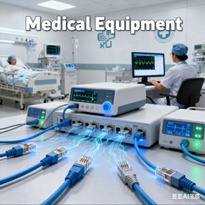 GLGNET-M16 ngoài trời Ethernet Jack IP67 không thấm nước RJ45 nữ ổ cắm 2 chiều dây Extender Thiết bị sợi quang - Product Image 4