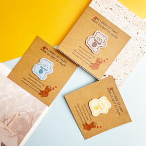 Cadeau de la Saint-Valentin, carte cadeau créative, ours en peluche en microfibre, câlin de poche, soutien émotionnel à distance, bricolage transfrontalier - Product Image 3