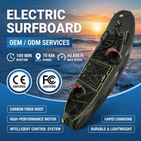Planche de surf électrique BONCN 72V à batterie lithium ternaire, en fibre de carbone, haute résistance, étanche, portable, unisexe, pour l'extérieur, certifiée CE