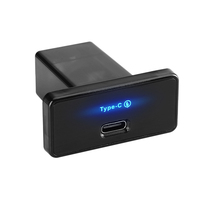 Chargeur de Bus Plat USB Type C 12-24V Personnalisé en Gros pour Usine, Chargeur de Voiture Modifié pour Bus, Chargeur de Téléphone Portable pour Bus