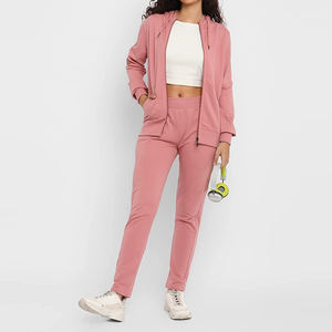 Survêtements de jogging de sport personnalisés de haute qualité pour femmes Logo personnalisé et couleur pour femmes - Product Image 3