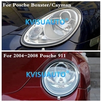 Support de conversion de projecteur CQL 3'' avec adaptateur de transition pour phares à lentille Bi-LED pour Porsche 911 Boxster Cayman 2004-2008