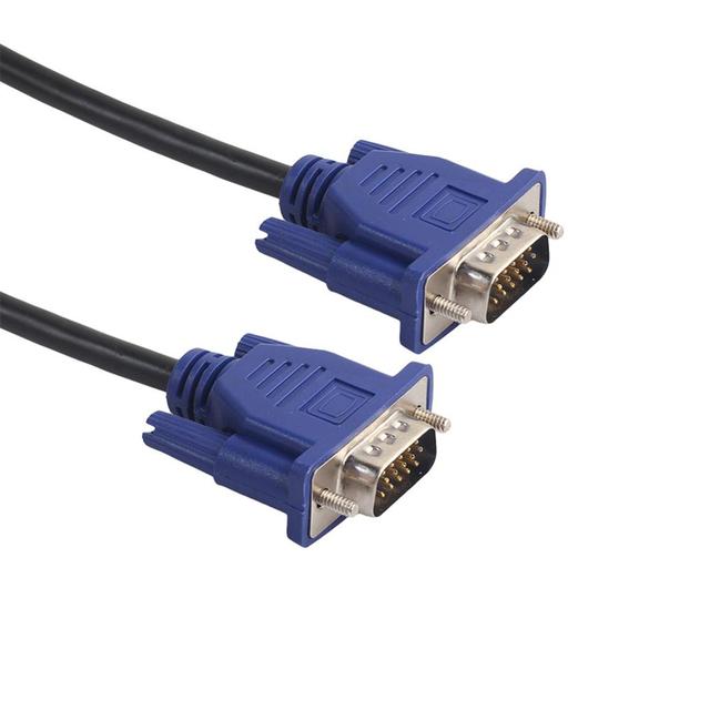 SIPU 1m VGA to VGA Cable Twisted Pair with PVC Jacket and Foil Shielding for Computer