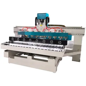 Yapma mezun el çarkı spline ile bir CNC 4th eksen döner masa cnc router 4 eksen