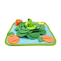 Tapis d'alimentation interactif pour petits animaux (chiens, lapins, cochons d'Inde, hérissons, chinchillas, chiots) - Tapis de renifleuse en polyester