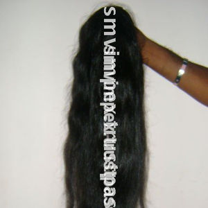 100% Cabello humano a granel de onda profunda suelta natural sin grises Cabello indio de la mejor calidad con color natural - Product Image 6