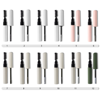 Faible MOQ, Personnalisez votre logo, Nouveau gel cire pour sourcils gris en tube, longue tenue, séchage rapide, imperméable, gel liquide transparent pour sourcils