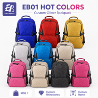 Sac à dos de cheerleading Sparkle avec logo personnalisé et nom dans n'importe quelle couleur, sac de sport personnalisé pour la danse, la gymnastique, les clubs et les équipes de cheerleading