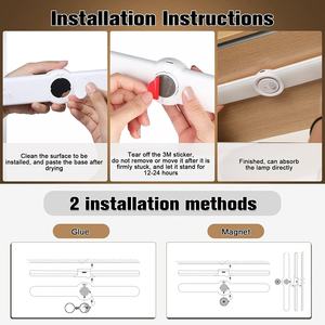 Lumière LED pour placard, rechargeable par USB, 3 couleurs, intensité réglable, éclairage intelligent pour la maison, détecteur de mouvement, lumière de placard avec télécommande - Product Image 5