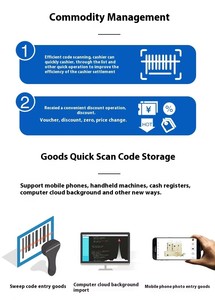 เครื่อง POS ออลอินวัน พร้อมเครื่องพิมพ์ QR ซอฟต์แวร์ AI อัจฉริยะ ระบบแคชเชียร์  หน้าจอคู่ขนาด 15.6 นิ้ว รุ่น Q7 - Product Image 6