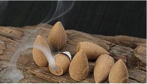 Pure Agarwood <b>Cone</b> <b>Incense</b> Made 100% Natural Agarwood Powder Organic Eco-Friendly Long Burning Handmade Aromatherapy Home Office - Product Image 3