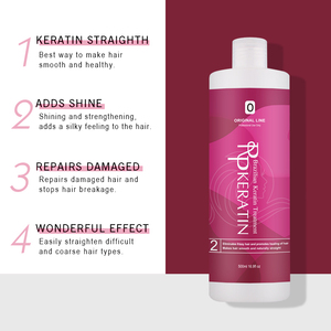 Trattamento Lisciante per Capelli con Cheratina Brasiliana, Proteine e Collagene, per Capelli Crespi - Product Image 4