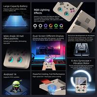 Consola de Videojuegos Retro Portátil Anbernic RG477V, Pantalla LTPS Integrada de 4.7 Pulgadas, Android 14, Chip SOC 5G, Reproductor de Video para PSP PS2 RG477V