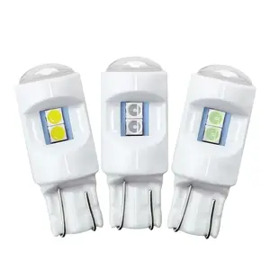 EURS T10 w5w LED 자동차 인테리어 라이트 194 led 3030 SMD 독서 램프 전구 도자기 램프 돔 라이트 라이센스 전구