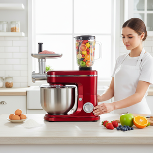 3 ב 1 בצק ביצה עוגת פירות בלנדר בשר מרק אוגר מאקינאסי מקצועי סטנד מיקסרים - Product Image 2