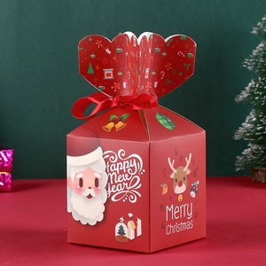 Kerst Ornament Snoepdozen Shatterproof Wit Karton Opknoping Decor Dessert Container - Product Image 6