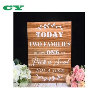 Letrero de Madera para Boda con la Frase: Sabemos que Estarías Aquí Hoy si el Cielo No Fuese Tan Lejos - Product Image 4