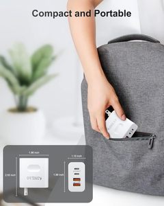 Caricabatterie da Muro USB C PD 100W 96W 67W, Adattatore di Alimentazione GaN a Ricarica Rapida per Macbook Air Pro, Dell, HP, <span class=keywords><strong>Lenovo</strong></span>, Asus, Acer, Dispositivi Mobili - Product Image 4