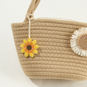 Llavero y Colgante para Bolso de Mujer con Temática Oceánica, Bordado de Cuentas Hecho a Mano, Diseños de Corazón, Flor, Concha, Flamenco, Tortuga y Borla, Regalo - Product Image 6