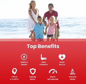 Gomitas Veganas de Vitamina D3+B12 OEM/ODM, Suplementos Multivitamínicos para Huesos y Músculos Saludables, Suplementos Herbales, Gomitas de Vitamina D3+B12 - Product Image 3