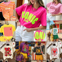 T-shirt femme vintage délavé à logo personnalisé, manches courtes, épaules tombantes, coupe ample, respirant, style streetwear, fournisseur en gros