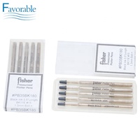Stylos de mesure pour marqueurs de pêche, 3.5 pouces, 1.3mm, boule de couleur noire, adapté aux Machines de découpe Lectra