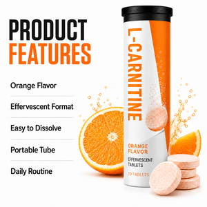 Comprimés effervescents de supplément de café OEM/ODM en gros, 100 Cla 1000mg, Acétyl L-Carnitine, L-Carnitine, sans gluten - Product Image 2