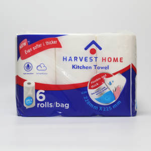 キッチンペーパータオル 大容量ロール 簡単清掃 使い捨てウェーブオム 100%バージンパルプ 2枚重ね ソフト 1000g入り カスタム - Product Image 4