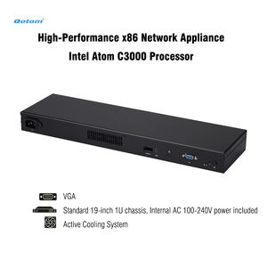 Equipo Barebone Q20300G9 1U para Rack - CPU <span class=keywords><strong>Atom</strong></span> C3000, 4x 10G SFP+/ 5x 2.5G LAN, RAM DDR4, NVMe Dual - Dispositivo de Firewall PfSense/OPNsense - Product Image 2