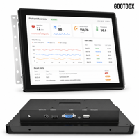 Nueva Pantalla LCD Industrial Integrada de 13.3 Pulgadas 1920x1080 con Pantalla Táctil Capacitiva 16:9 para Automatización Industrial con Entradas VGA/USB