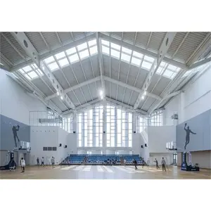 Çelik yapı basketbol binası prefabrik çelik boru stadyum binası