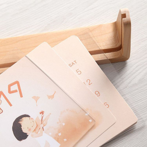 Hình chữ U bằng gỗ sáng tạo khung ảnh xoay bàn 67 inch Acrylic ảnh rắn gỗ tưởng niệm đám cưới khung ảnh - Product Image 6